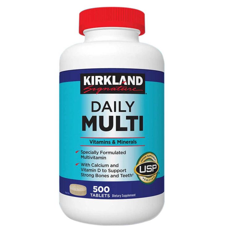 Viên Uống Bổ Sung Vitamins tổng hợp Kirkland Daily Multi Vitamins, viên uống Multivitamin Kirkland, viên uống vitamin tổng hợp Multivitamin Kirkland , viên uống Multivitamin Kirkland vitamin