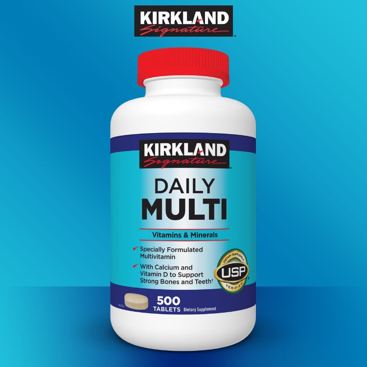 Viên Uống Bổ Sung Vitamins tổng hợp Kirkland Daily Multi Vitamins, viên uống Multivitamin Kirkland, viên uống vitamin tổng hợp Multivitamin Kirkland , viên uống Multivitamin Kirkland vitamin