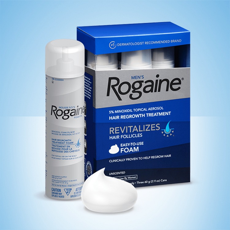 Mọc tóc cho nam Mens Rogaine 5 Minoxidil Foam dạng bọt  Chăm sóc tóc  chuyên sâu  TheFaceHoliccom