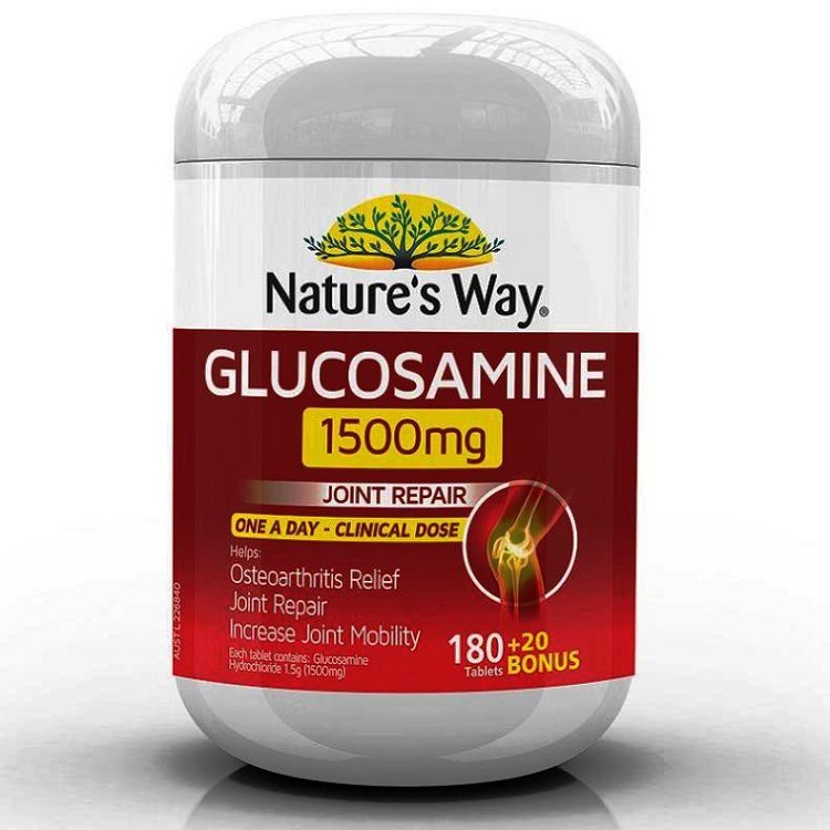 Glucosamine 1500mg Nature’s Way của Úc, Glucosamine 1500mg Nature’s Way, Glucosamine 1500mg