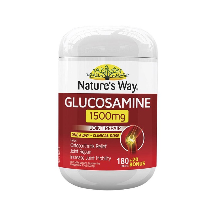 Glucosamine 1500mg Nature’s Way của Úc, Glucosamine 1500mg Nature’s Way, Glucosamine 1500mg