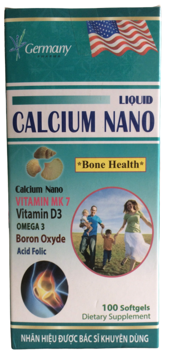 calcium nano, calcium nano k2, calcium nano mk7, Viên uống bổ sung Calcium Nano Và Vitamin K7