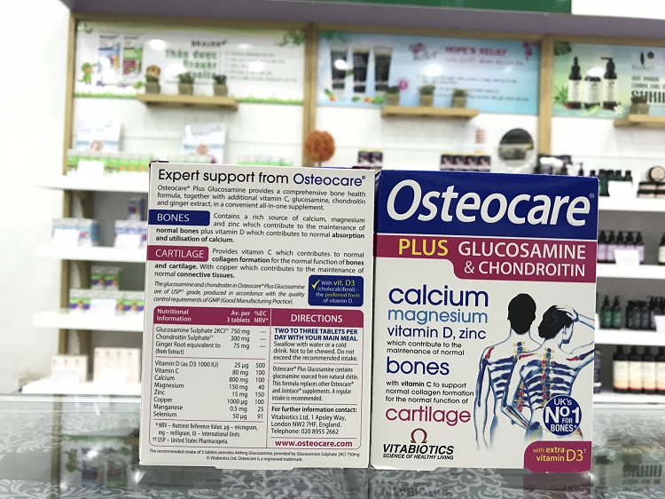 Viên Uống Sụn Khớp Osteocare Plus Glucosamine