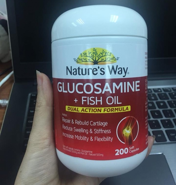 viên Nature’s Way Glucosamine Fish Oil