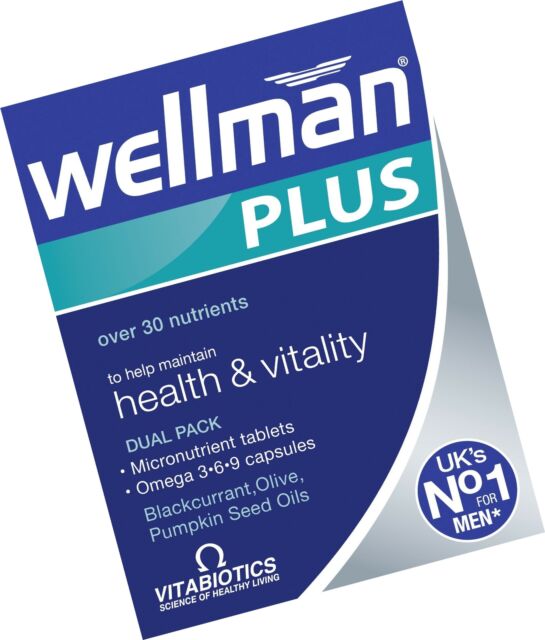 Vitamin Wellman Plus Omega 3,6,9