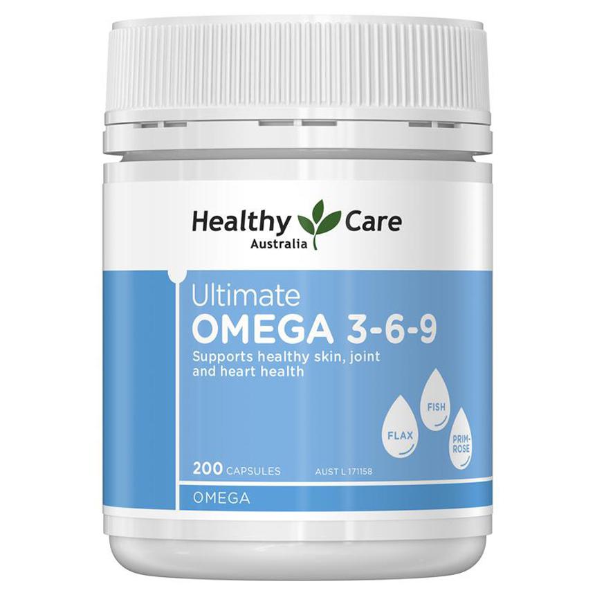 Healthy Care Ultimate Omega 3 6 9, Omega 3 6 9 Healthy Care Ultimate của Úc