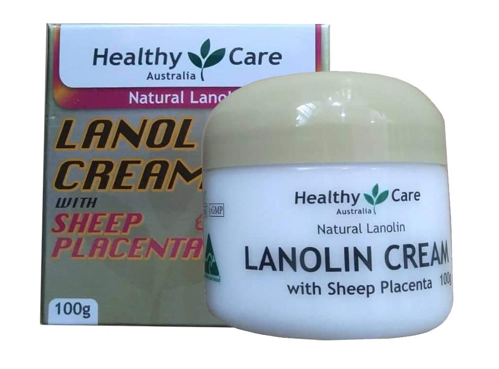 Kem dưỡng da Healthy Care Lanolin Cream With Sheep Placenta, Lanolin Cream Sheep Placenta