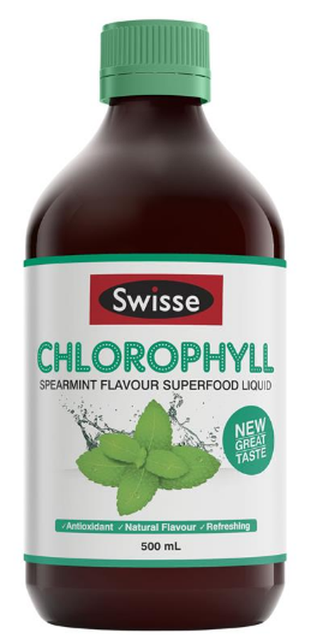 nước diệp lục swisse chlorophyll 500ml, nước diệp lục swisse chlorophyll 500ml của úc 