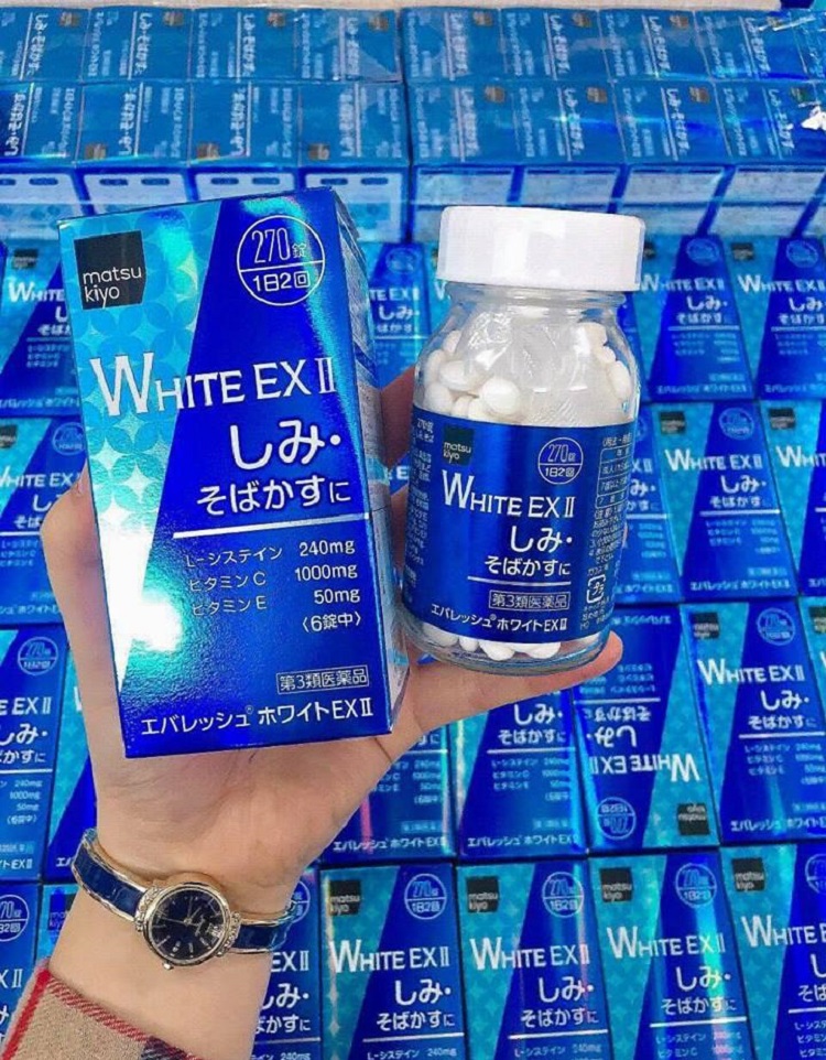 Viên uống trắng da cải thiện nám White EX Nhật Bản, Viên uống trắng da cải thiện nám White EX Nhật Bản có tốt không, review Viên uống trắng da cải thiện nám White EX Nhật Bản
