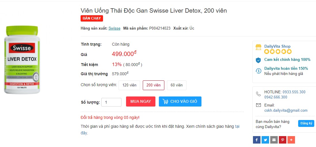 thuốc Liver Detox giá bao nhiêu, thuốc Liver Detox có tốt không, liver detox giá bao nhiêu,giá thuốc liver detox