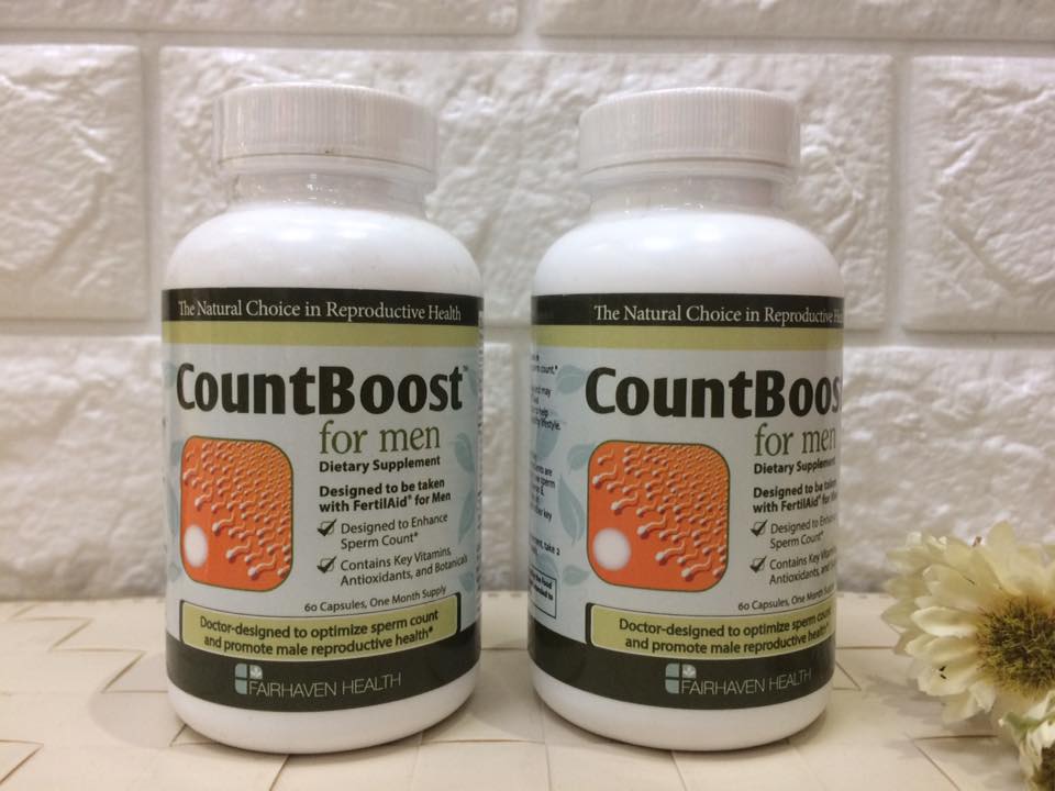 Viên uống cải thiện chất lượng tinh trùng CountBoost For Men