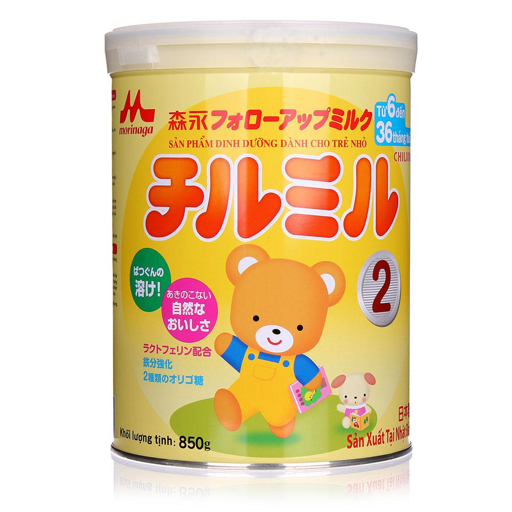 Sữa Morinaga Số 2 Hộp 850g (Cho Trẻ 6 - 36 Tháng Tuổi)