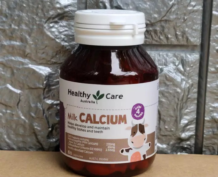 Canxi sữa Milk Calcium Healthy Care cho trẻ trên 4 tháng tuổi