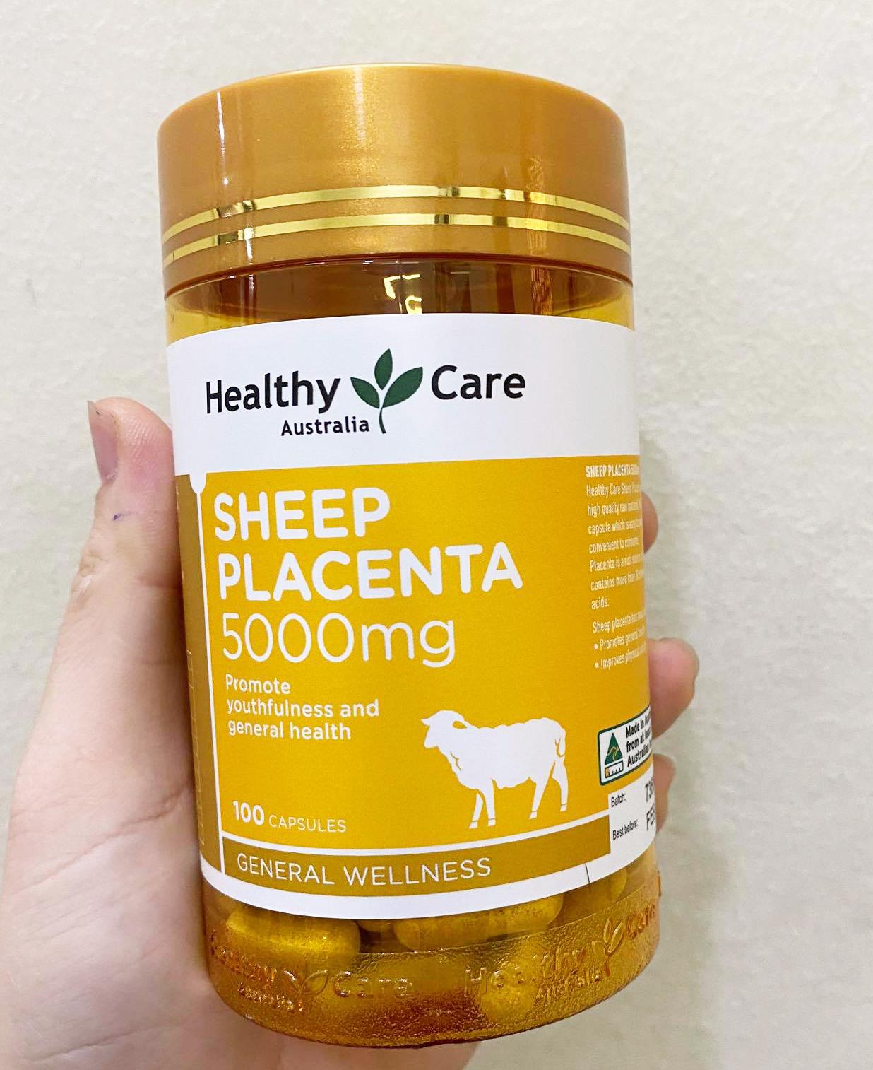 viên uống Sheep Placenta Healthy Care 5000mg, viên uống nhau thai cừu Sheep Placenta Healthy Care 5000mg, Sheep Placenta Healthy Care 5000mg