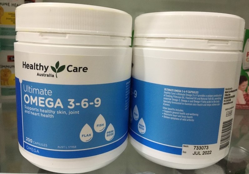 Omega 3 6 9 Healthy Care Ultimate của Úc