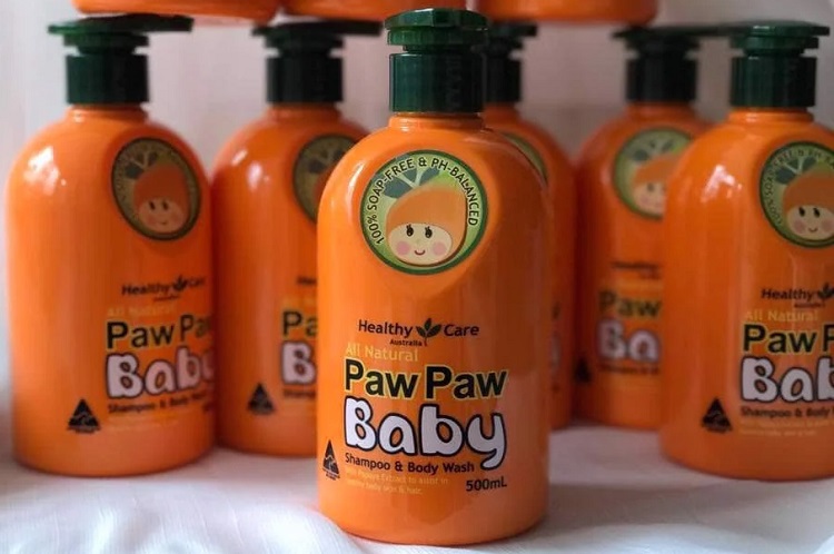 Sữa tắm gội đu đủ Paw Paw Baby Healthy Care Úc