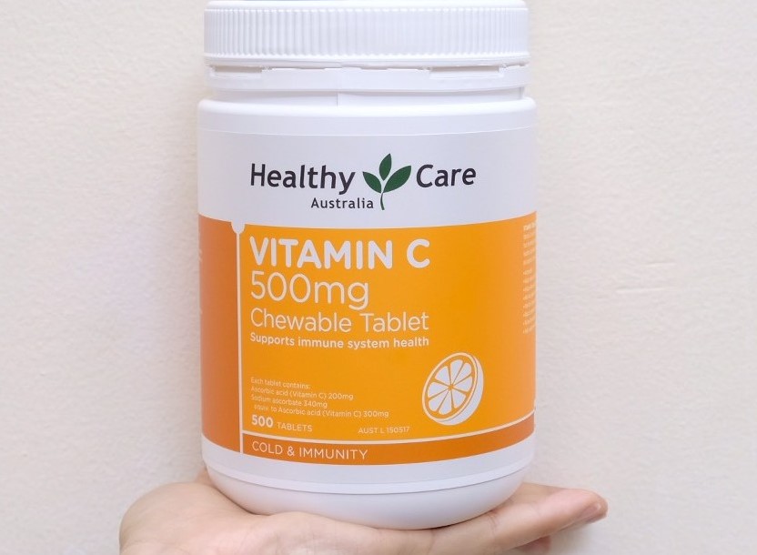 Viên nhai Healthy Care Vitamin C 500mg của Úc