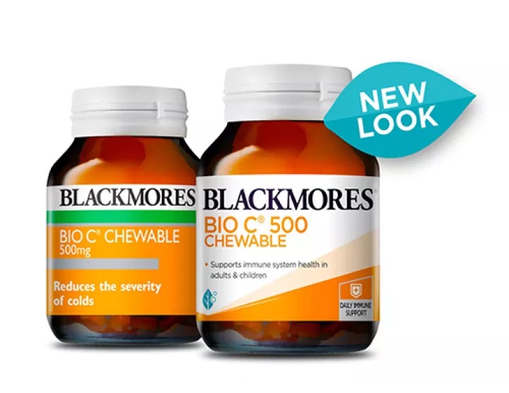 Viên nhai bổ sung Vitamin C Blackmores Bio C 500mg của Úc