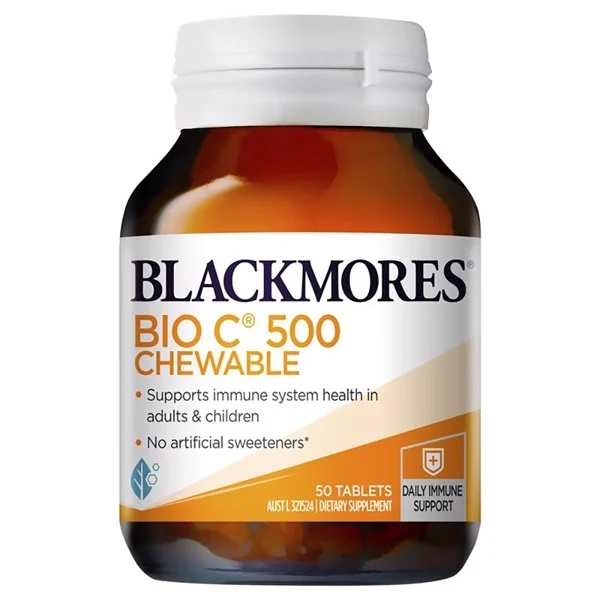 Viên nhai Blackmores Bio C bổ sung vitamin C