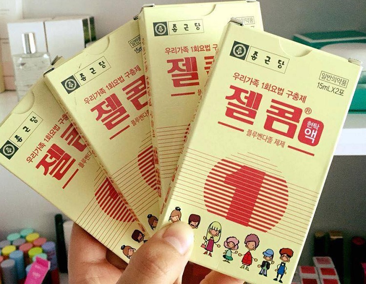 Siro tẩy giun Zelcom Hàn Quốc cho trẻ trên 2 tuổi