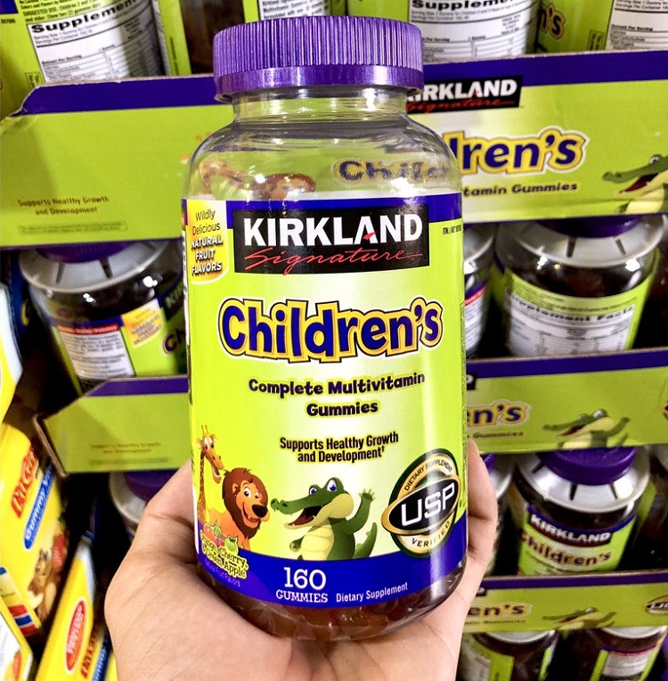 Kẹo Dẻo Bổ Sung Vitamin Cho Bé Kirkland Children’s Multivitamin Của Mỹ