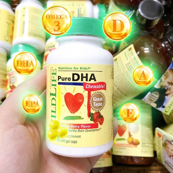 Vitamin ChildLife Pure DHA 90 Viên Cho Trẻ Từ 6 Tháng Tuổi