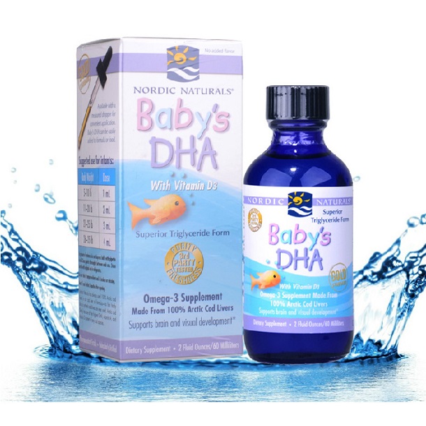 Baby's DHA Bổ Sung Omega 3, Vitamin D3 60ml