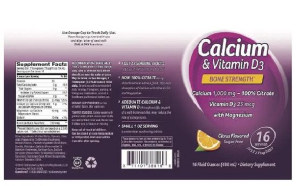 Calcium & Vitamin D Liquid Nature's Way Dạng Nước