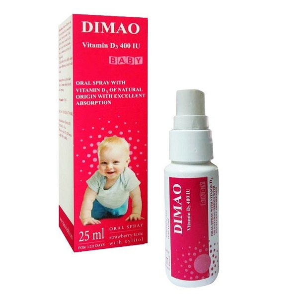 Vitamin D3 dạng xịt Dimao 