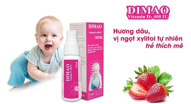 Vitamin D3 dạng xịt Dimao 