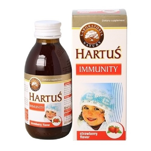 Hartus Immunity - Hỗ Trợ Tăng Cường Sức Khỏe Cho Trẻ Từ 4 Tháng Tuổi, 150ml