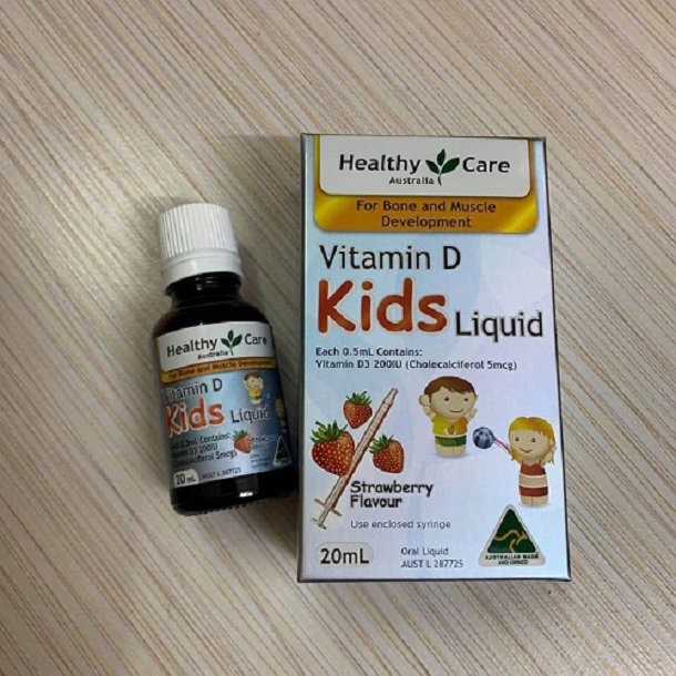 Vitamin D Dạng Nước Cho Trẻ Healthy Care Kids Liquid