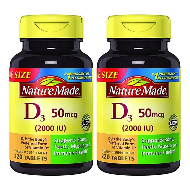 Viên uống bổ sung Vitamin D3 Nature Made có tốt không?