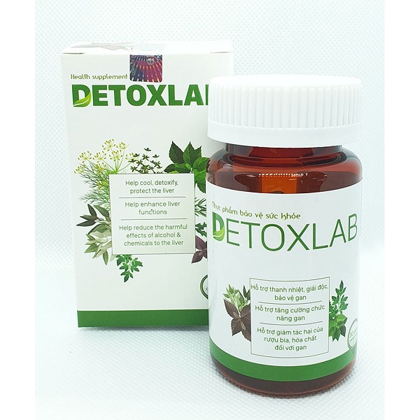 Viên uống hỗ trợ giải độc gan Detoxlab