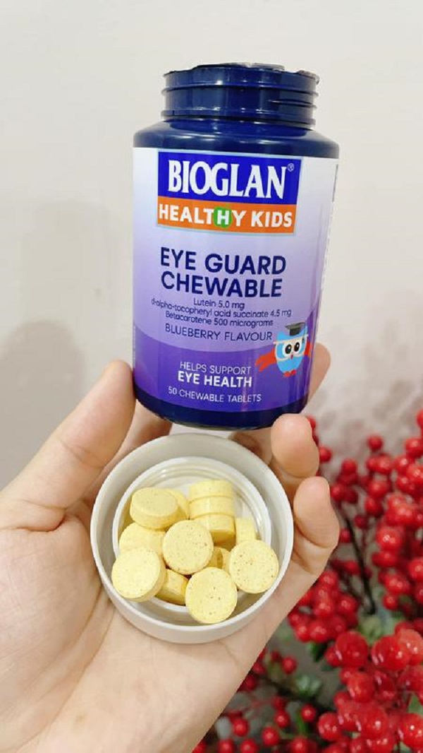 bioglan kids eye guard chewable, viên nhai bổ mắt cho trẻ bioglan kids eye guard chewable, viên nha bổ mắt bioglan kids eye guard chewable
