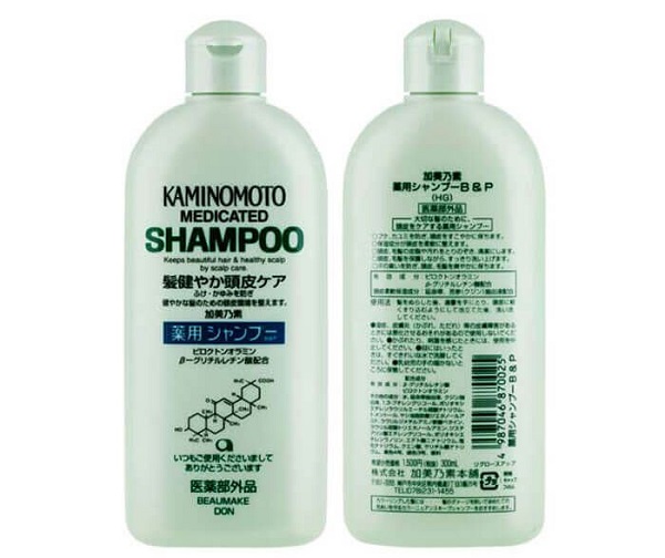 Dầu gội Kaminomoto Medicated Shampoo B&P, dầu gội kích thích mọc tóc Kaminomoto, dầu gội Kaminomoto của nhật