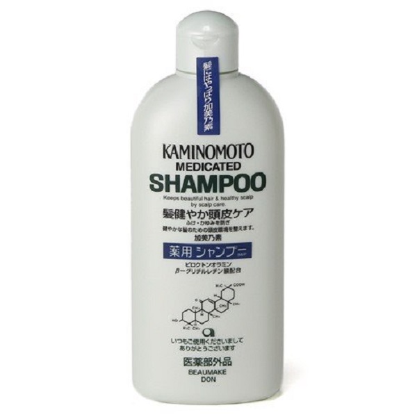 Dầu gội Kaminomoto Medicated Shampoo B&P, dầu gội kích thích mọc tóc Kaminomoto, dầu gội Kaminomoto của nhật