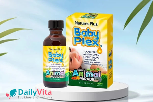 Vitamin tổng hợp cho trẻ sơ sinh Baby Plex Nature’s Plus