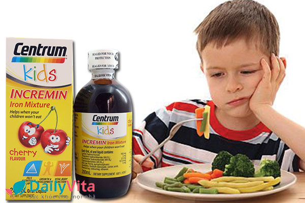 Vitamin tổng hợp cho trẻ sơ sinh Centrum Kids Incremin Iron Mixture