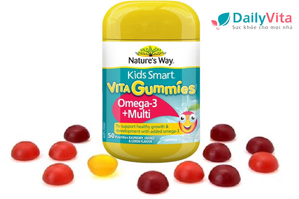 Kẹo dẻo Vitamin tổng hợp cho bé  Nature’s Way Kids Smart Vita Gummies