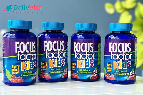 Kẹo dẻo Vitamin tổng hợp Focus Factor Kids