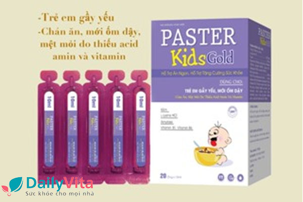 Siro dạng ống Paster Kids Gold