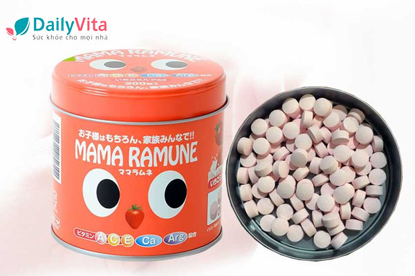 Vitamin tổng hợp cho bé Nhật Bản Mama Ramune